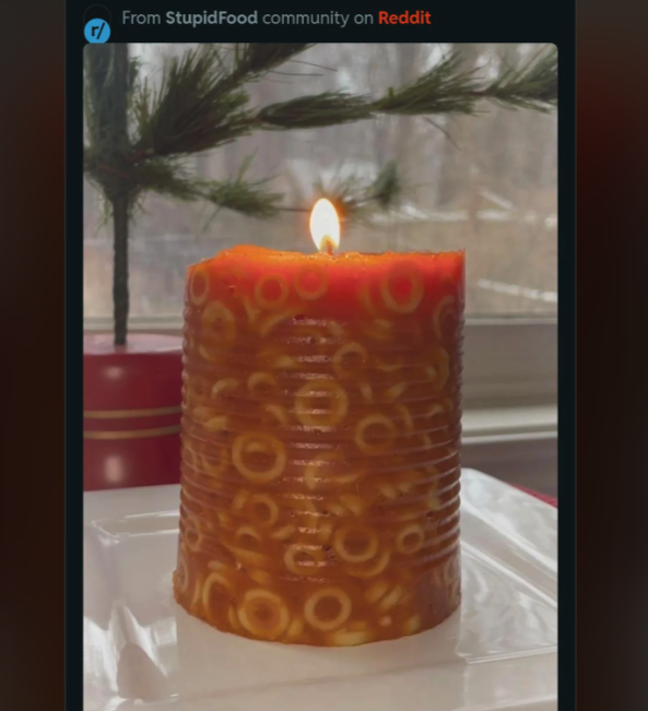 candle - From StupidFood community on Reddit
