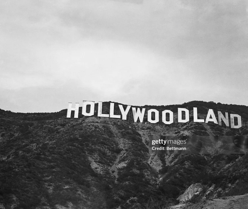 [March 3rd, 1924] The "Hollywoodland" Sign.