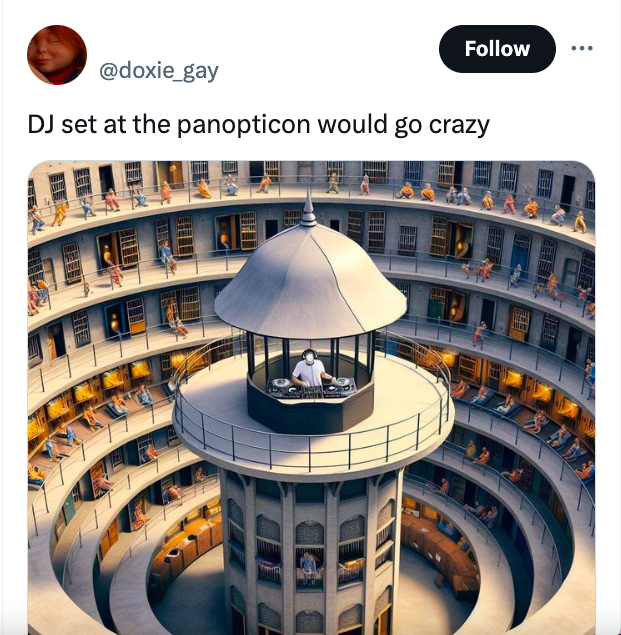 building - Dj set at the panopticon would go crazy B