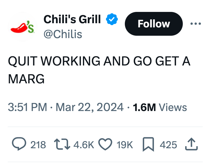 angle - Chili's Grill Quit Working And Go Get A Marg 1.6M Views 218 19K 425