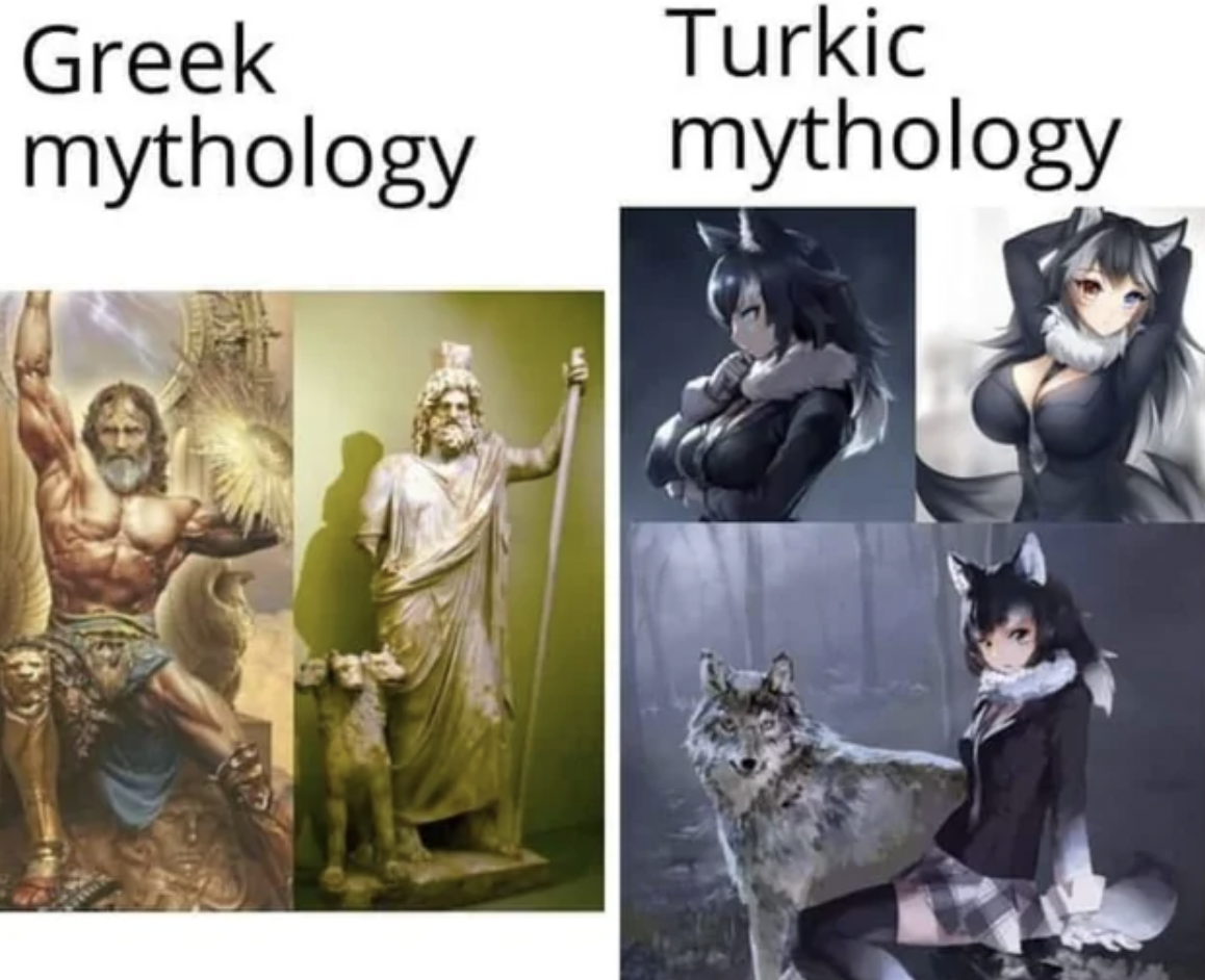 asena turkish mythology - Greek mythology Turkic mythology