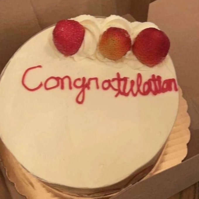 birthday cake - Congratulation