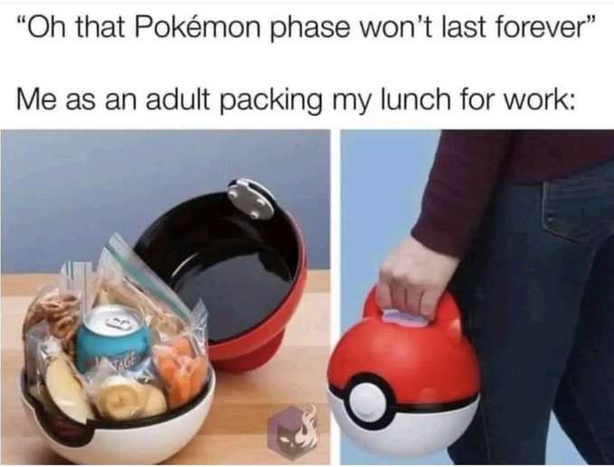 bread - "Oh that Pokmon phase won't last forever" Me as an adult packing my lunch for work
