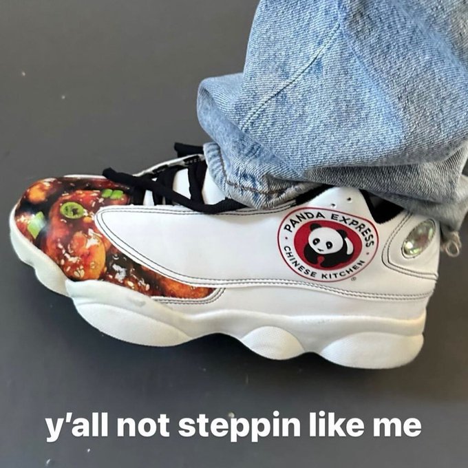 steel-toe boot - Panda Chinese Express Kitchen y'all not steppin me