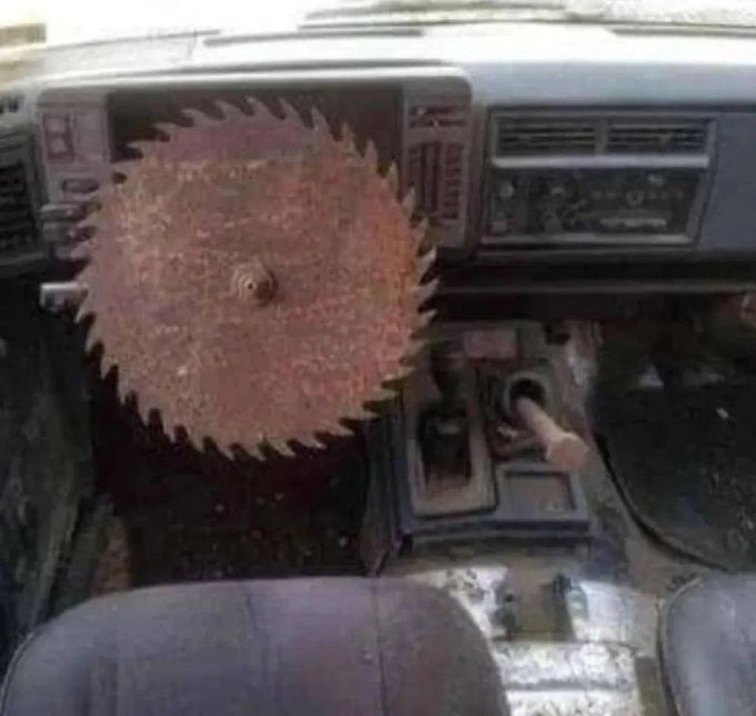 cursed steering wheel