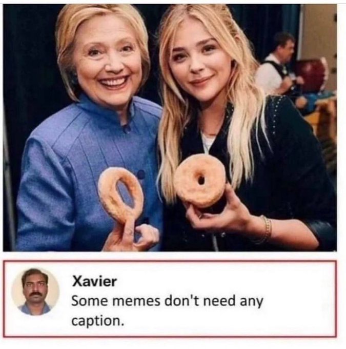 doughnut - Xavier Some memes don't need any caption.