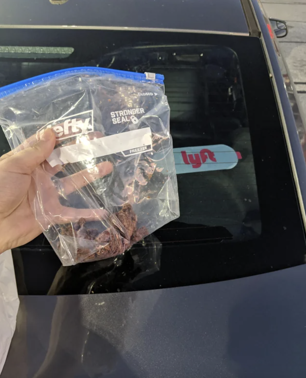 “Found this in my trunk while doing my pre-shift inspection.”