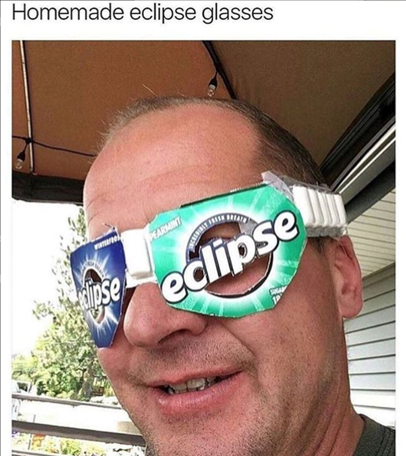 oreo - Homemade eclipse glasses eclipse