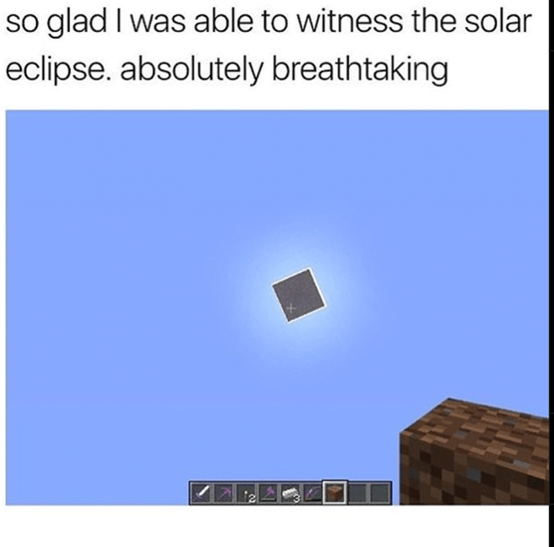 screenshot - so glad I was able to witness the solar eclipse. absolutely breathtaking 2