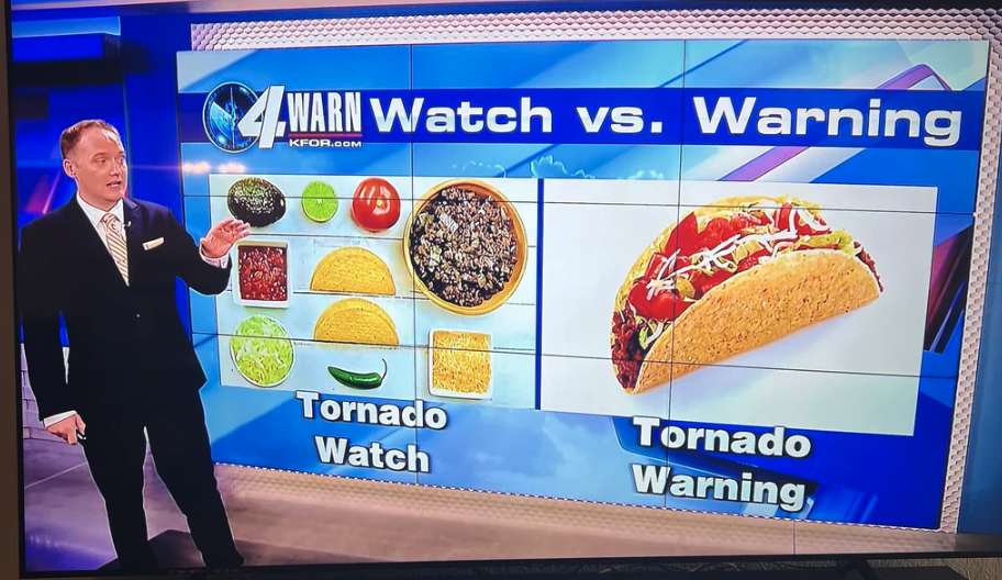 bread - Warn Watch vs. Warning Kfor.Com Tornado Tornado Watch Warning,