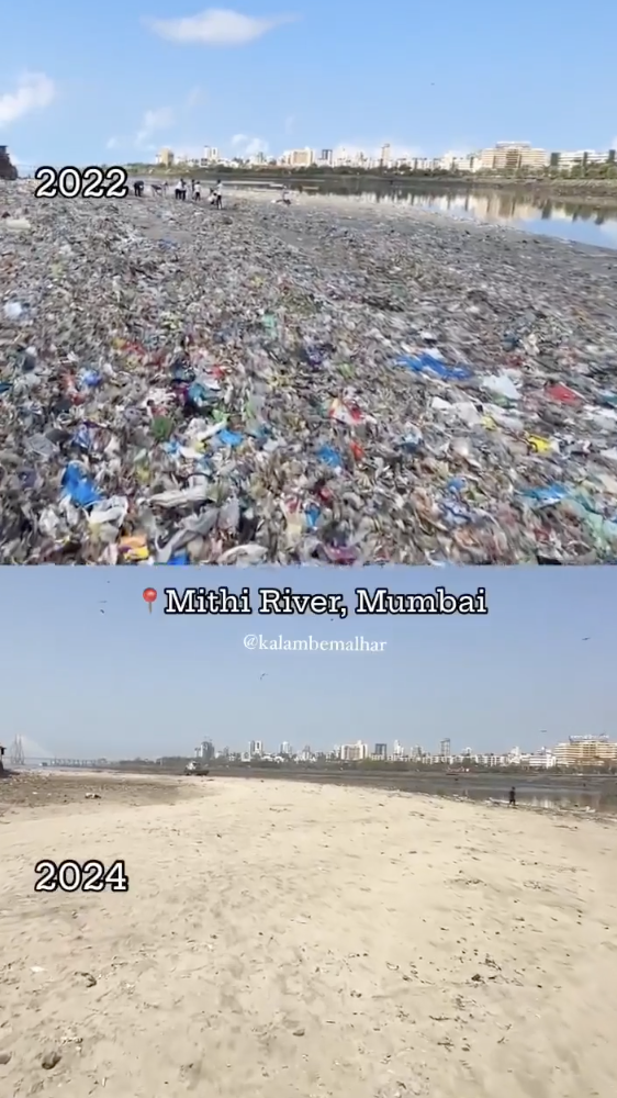 sand - 2022 2024 Mithi River, Mumbai kalambemalhar
