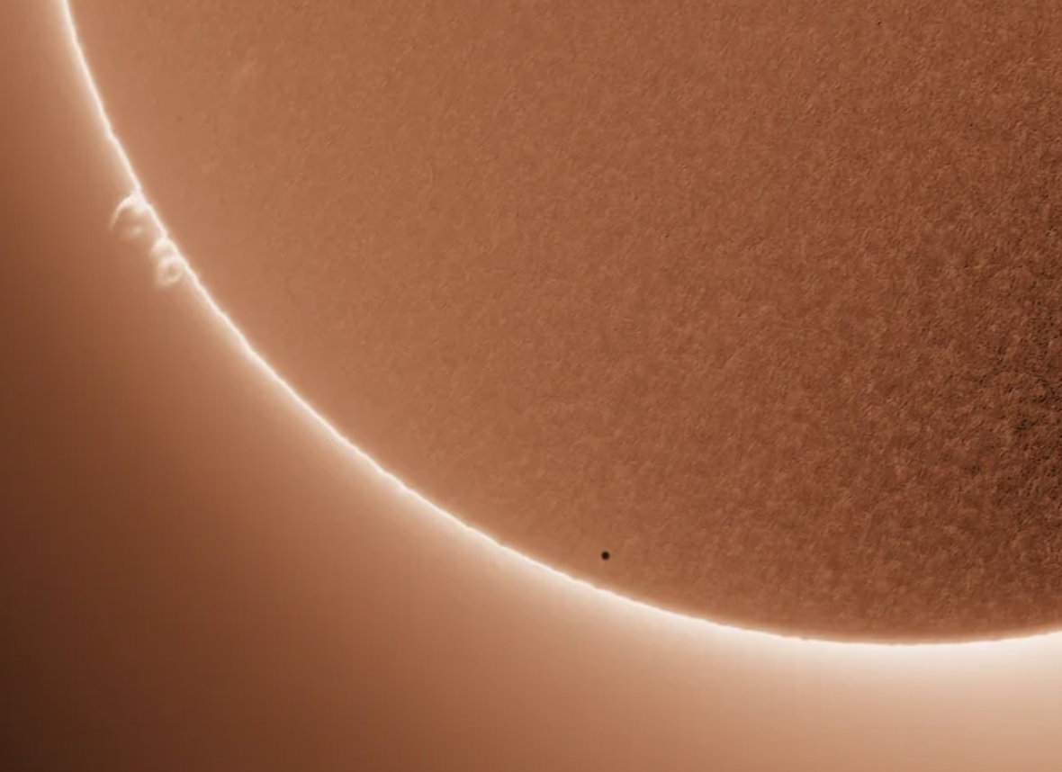 mercury infront of the sun