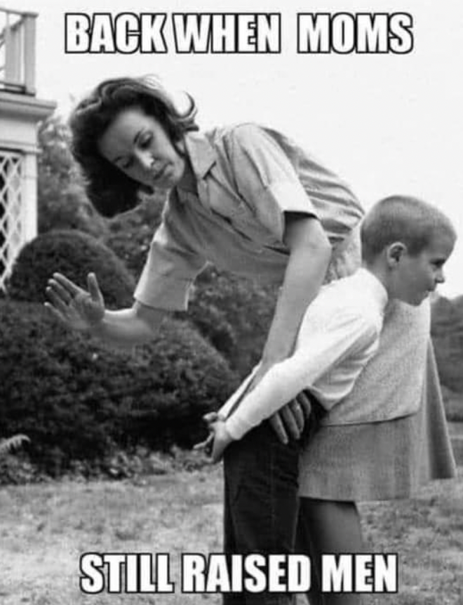 women spanking boy - Back When Moms Still Raised Men