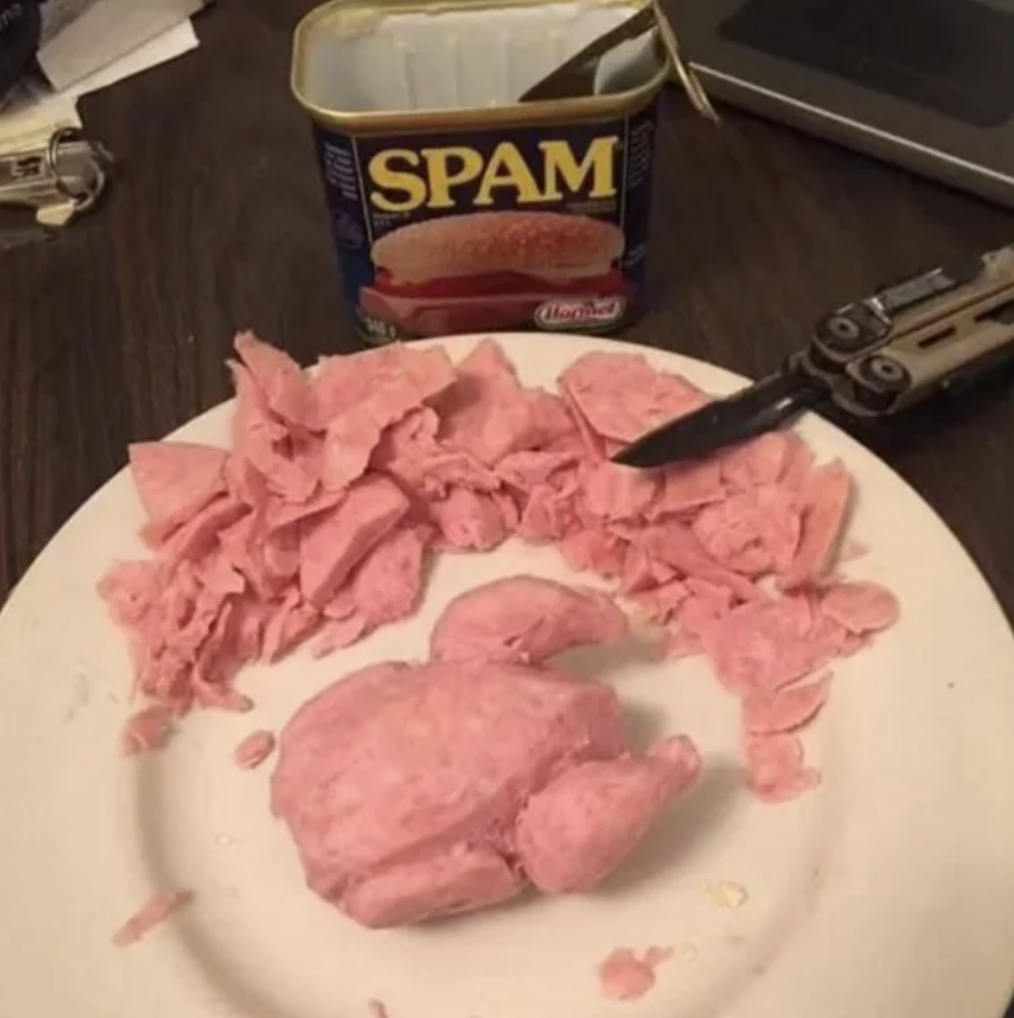 pork chop - Spam
