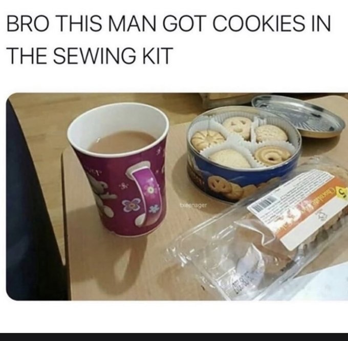 bread - Bro This Man Got Cookies In The Sewing Kit teenager 5
