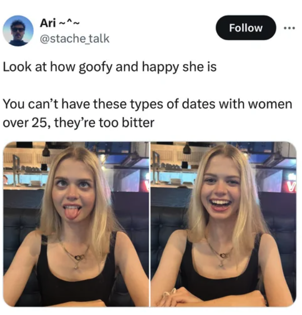 girl - Ari~^~ Look at how goofy and happy she is You can't have these types of dates with women over 25, they're too bitter