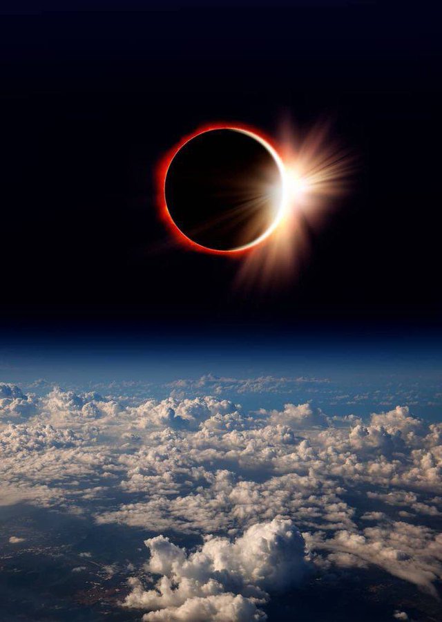 solar eclipse beautiful