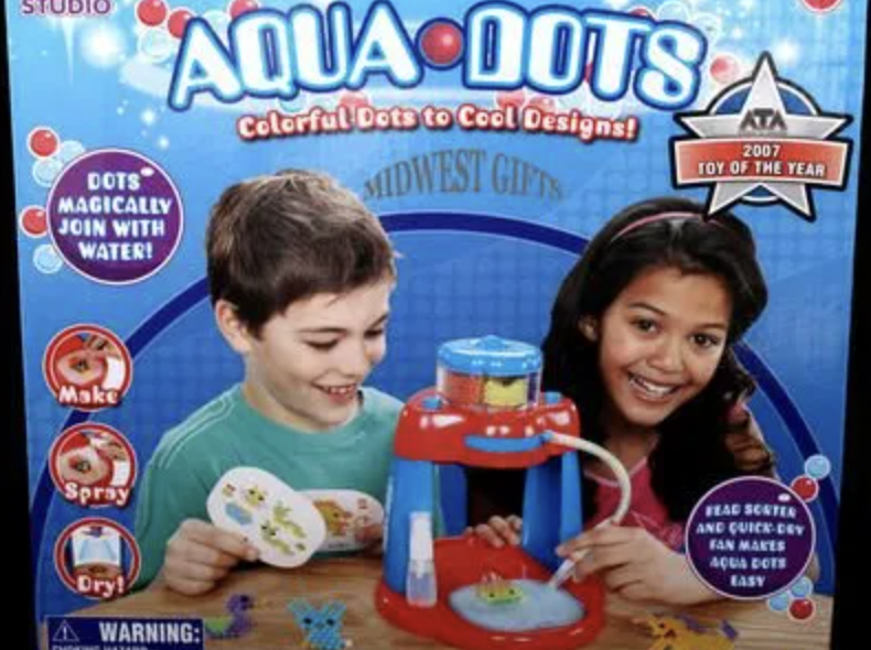 aqua dots - Dots Aqua Dots Magically Join With Water! Colorful Dote to Cool Designs! Midwest Gifts 2007 Toy Of The Year Make Spray Dry! Warning Bead Souter And QuickDry Fan Makes Aqua Dots Easy