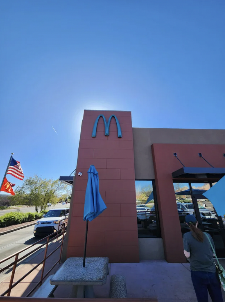 The only McDonald's in the world with blue arches is in Sedona, AZ.