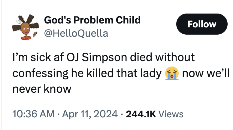 The Best Memes and Reactions to O.J. Simpson's Death - Facepalm Gallery ...