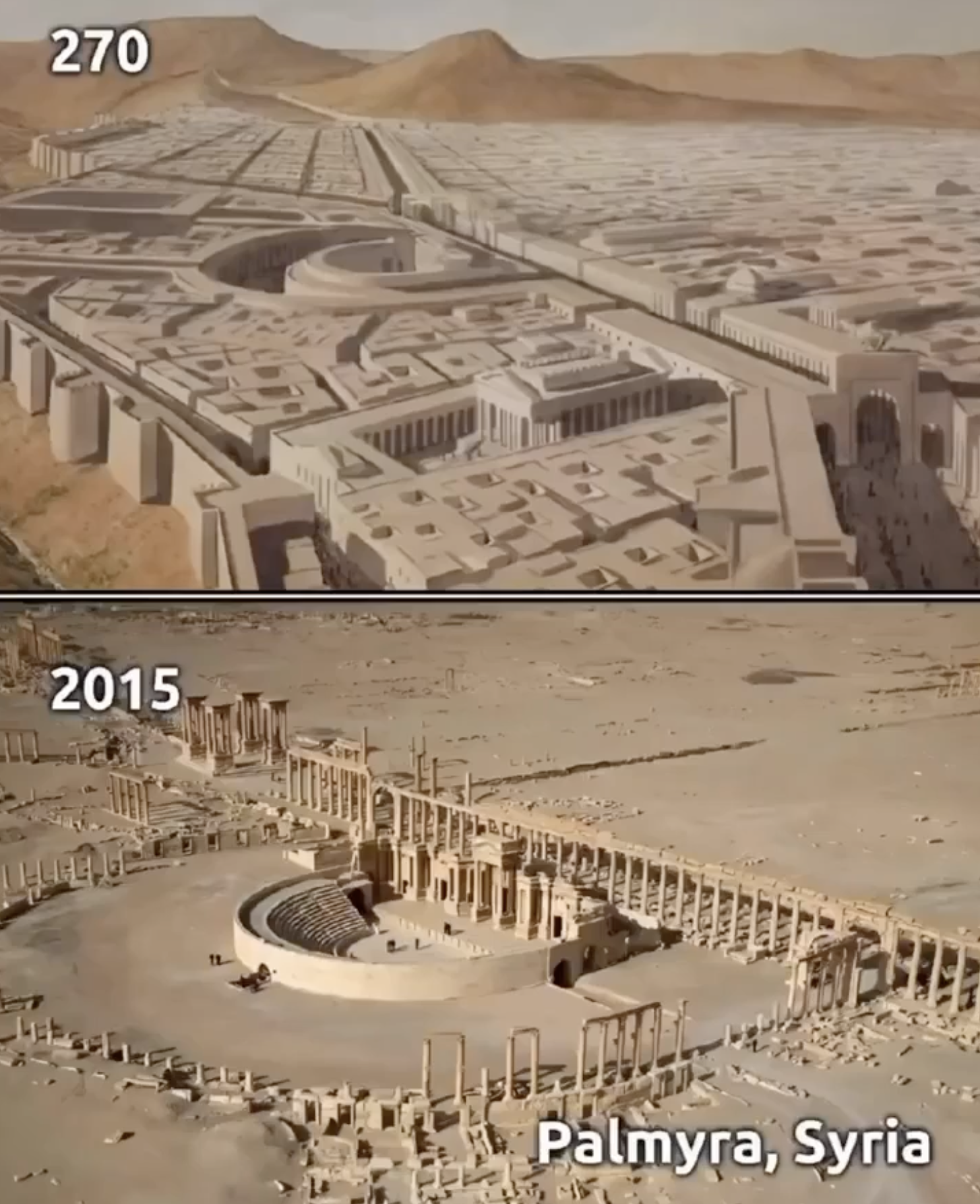 24 Historical Photos of Ancient Cities Then Vs. Now