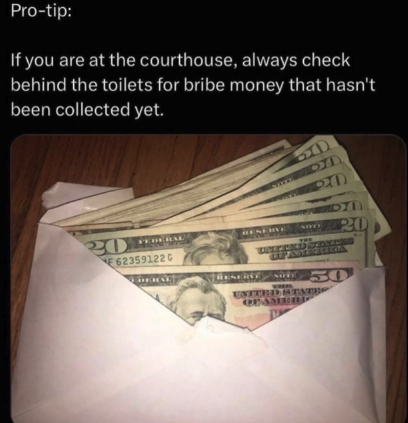 cash - Protip If you are at the courthouse, always check behind the toilets for bribe money that hasn't been collected yet. 30 Federal F623591220 Reserve Note 20 wwww United States Qfambre