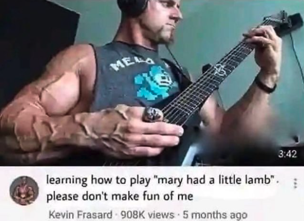 guitarist - Mela learning how to play "mary had a little lamb". please don't make fun of me Kevin Frasard views 5 months ago