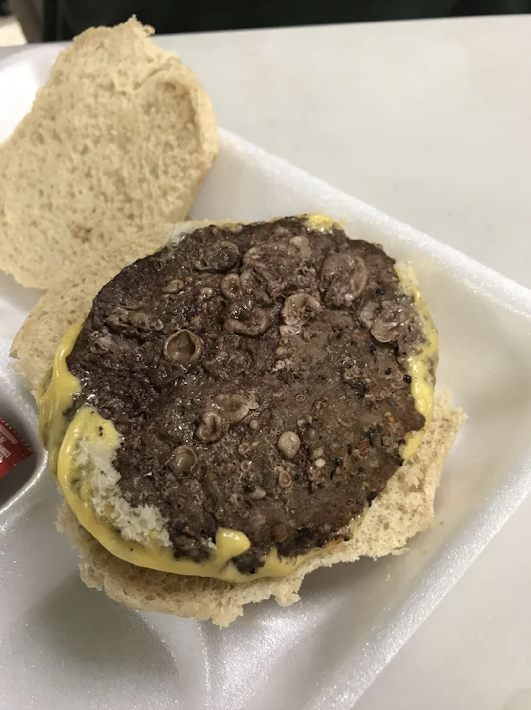 school burger patty