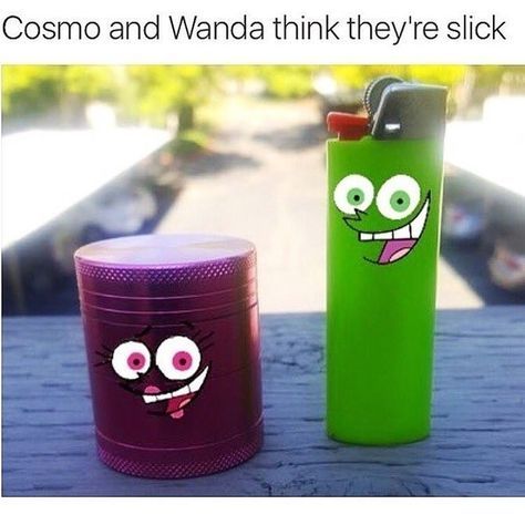 cartoon - Cosmo and Wanda think they're slick