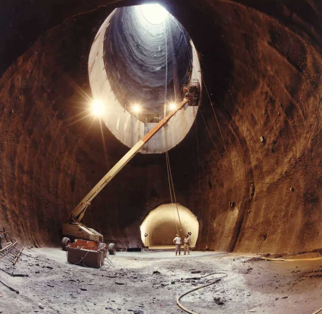 After $2 billion spent on its design and construction, “Desertron” or the Superconducting Super Collider was canceled in 1993 due to rising cost estimates of up to $12 bn USD.