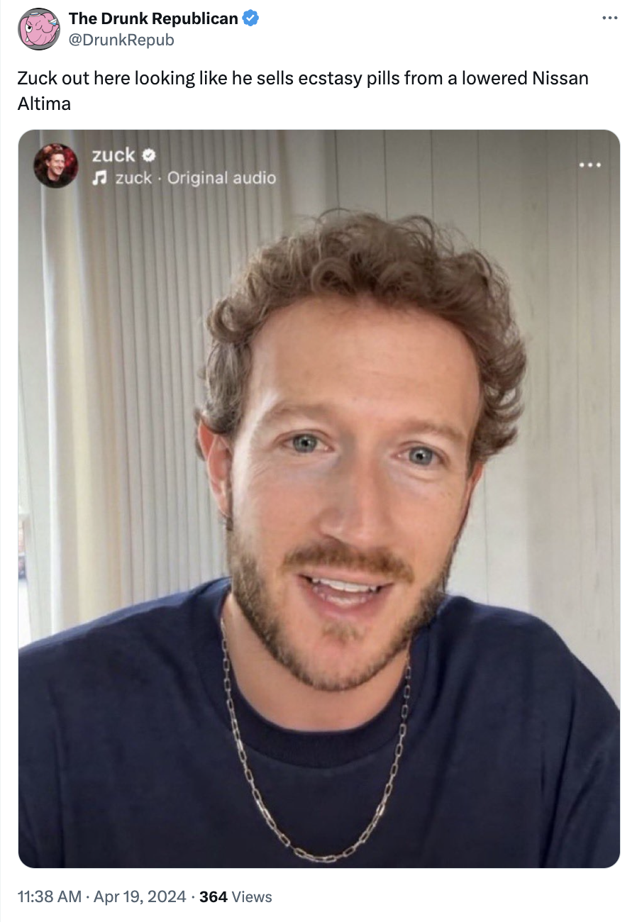 20 Tweets and Reactions to Mark Zuckerberg's 'Glow Up' - Funny Gallery