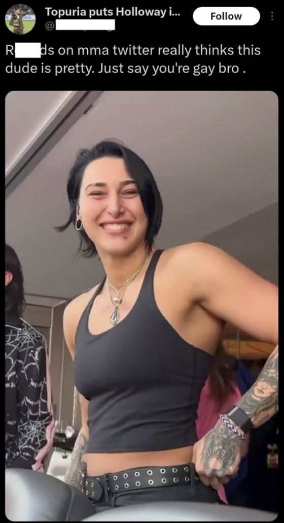 rhea ripley hot - Topuria puts Holloway i.... Rds on mma twitter really thinks this dude is pretty. Just say you're gay bro. Sodgoog