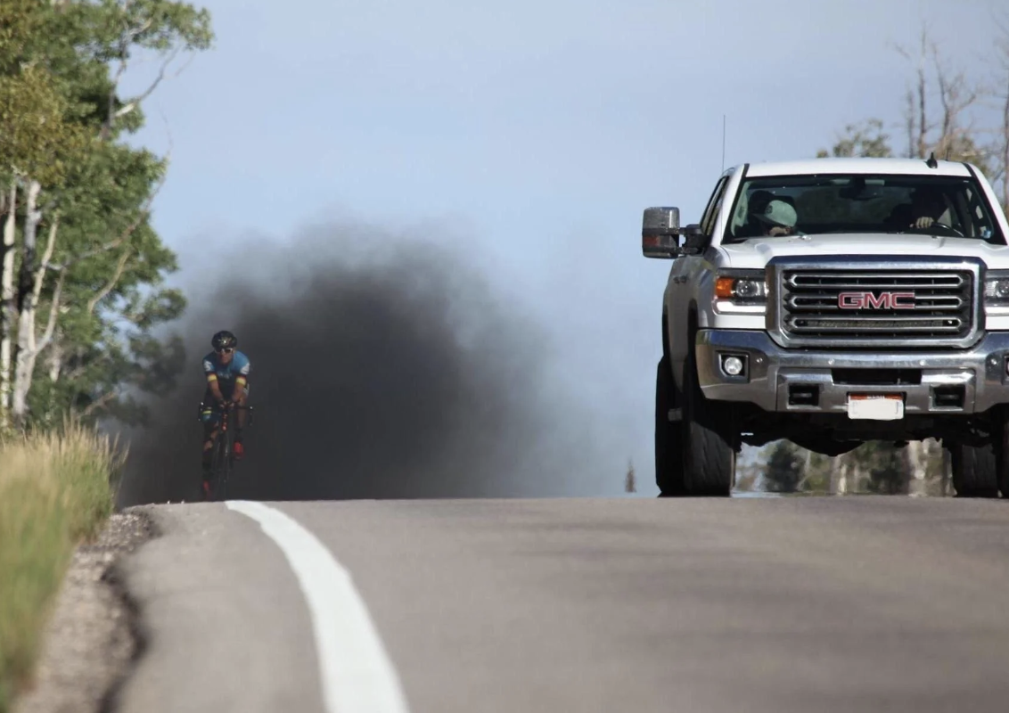 rolling coal on cyclists - Cgmc