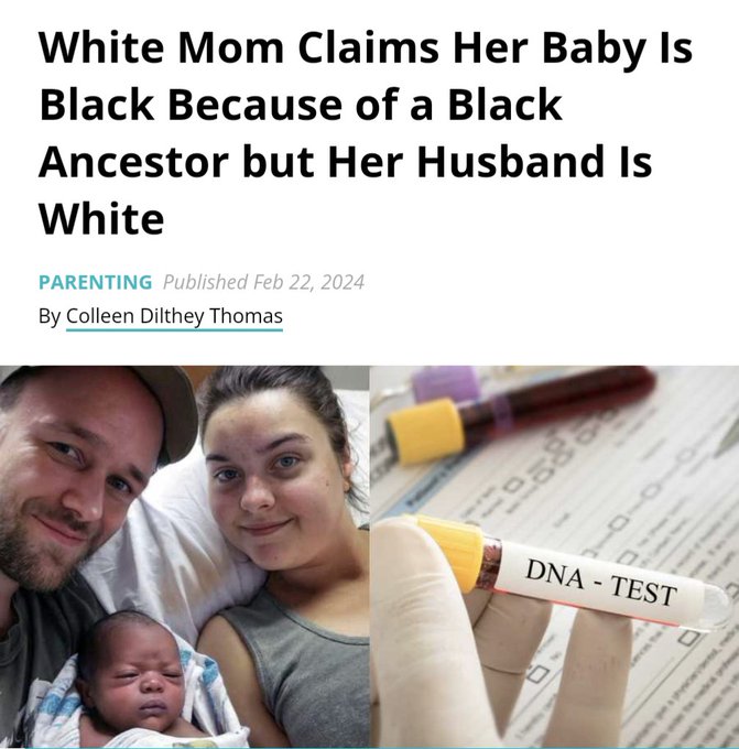 cash jamal buckman - White Mom Claims Her Baby Is Black Because of a Black Ancestor but Her Husband Is White Parenting Published By Colleen Dilthey Thomas DnaTest
