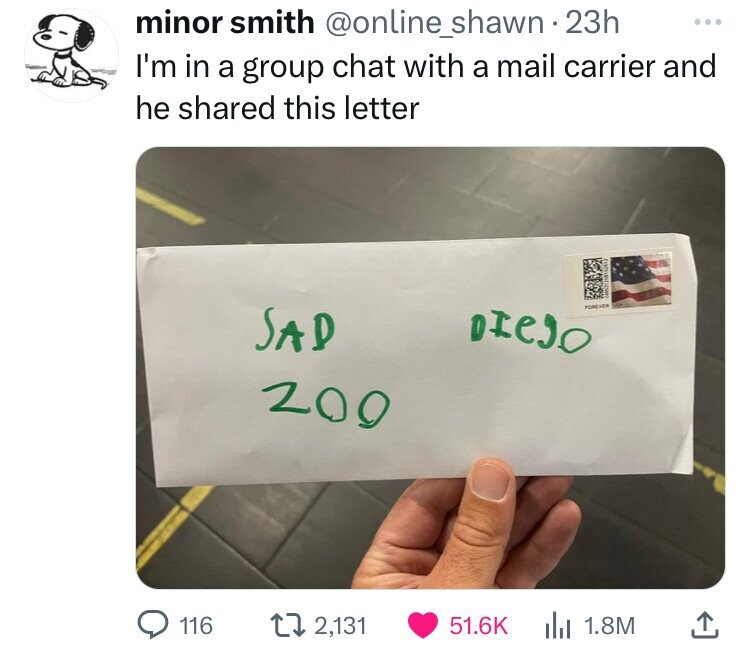 handwriting - minor smith 23h I'm in a group chat with a mail carrier and he d this letter Sap 200 Dejo 116 2,131 lil 1.8M