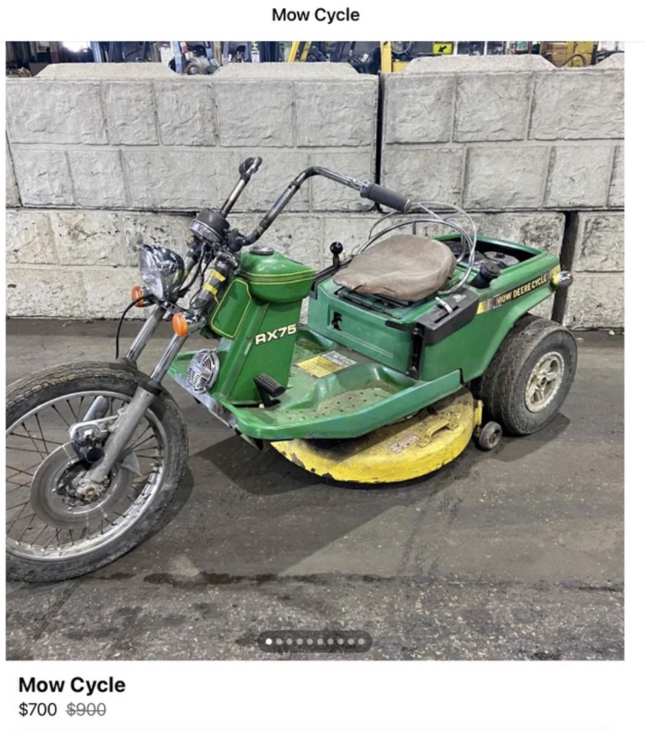 scooter - Mow Cycle $700 $900 AX75 Mow Cycle