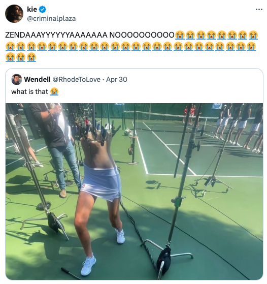 soft tennis - kie Zendaaayyyyyyaaaaaaa NOO00000000 Wendell Apr 30 what is that