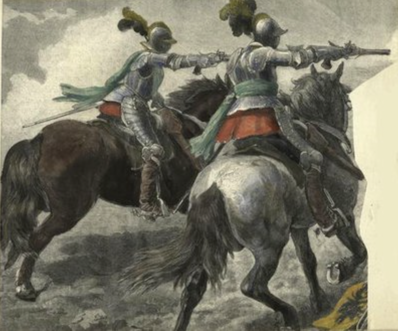 cavalry with guns