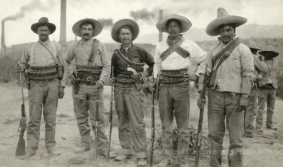 pancho villa soldiers - Palace of the Governers Photo Archive