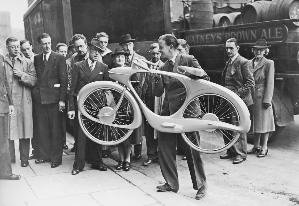 bicycle of the future 1946 - Atneys Prown Ale