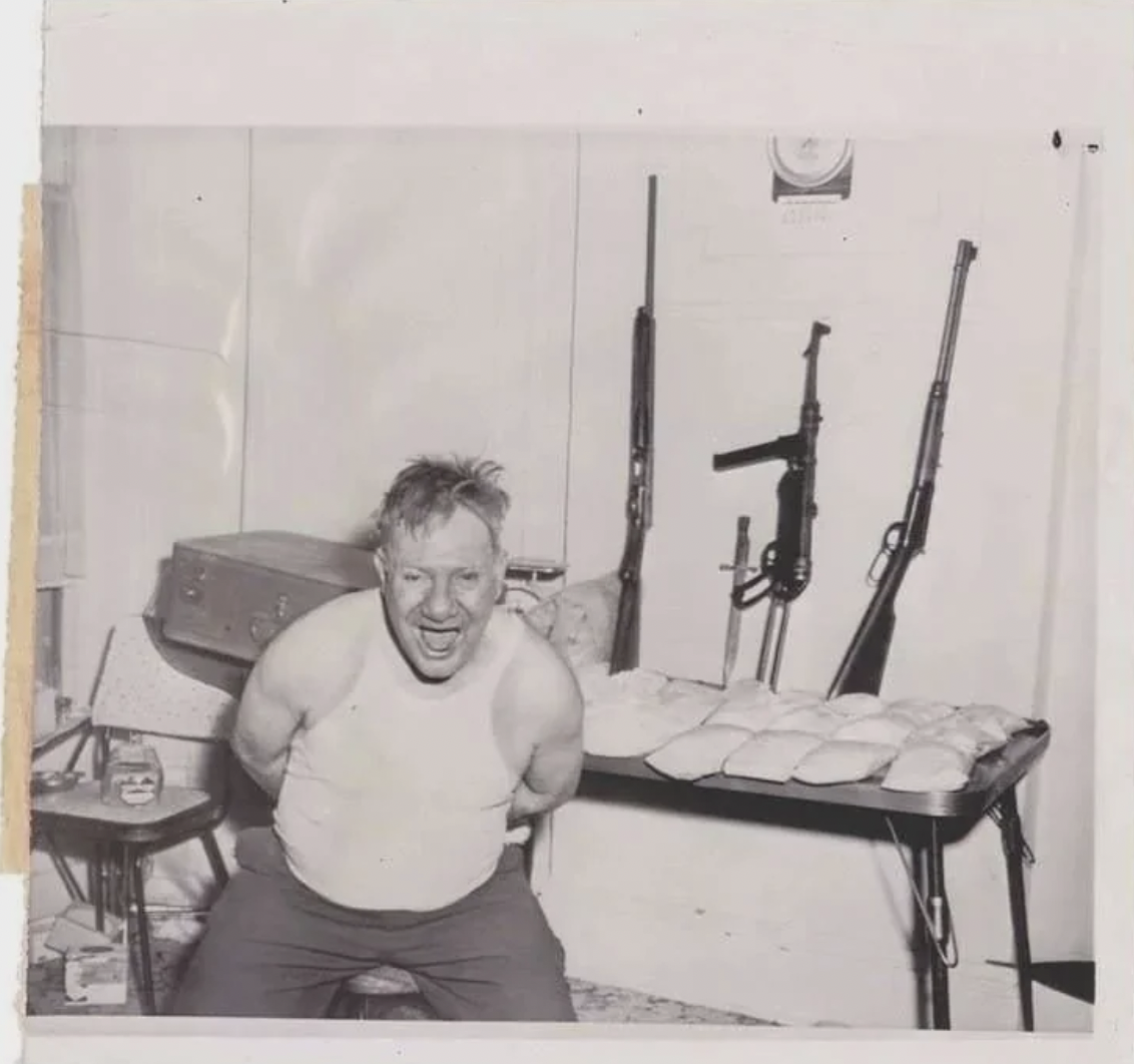 New York City drug bust in 1962.