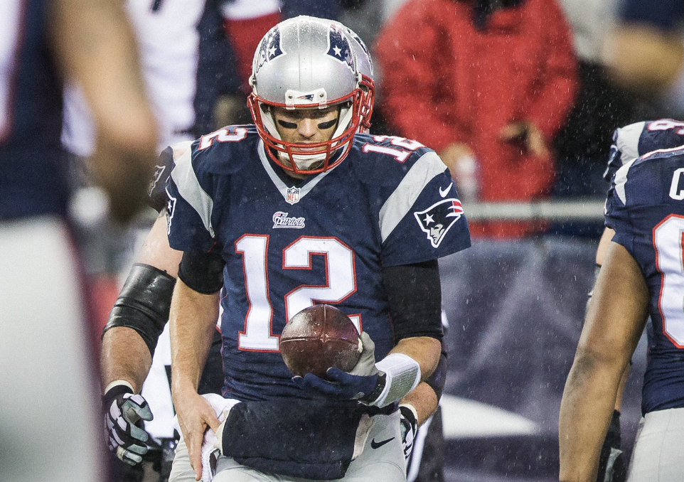 Deflategate. It is alleged that Tom Brady asked equipment managers to slightly deflate footballs during a frigid AFC championship game against the Colts, to help with grip. Brady was later suspended a few games, but it is unlikely this scandal actually changed any outcomes. 