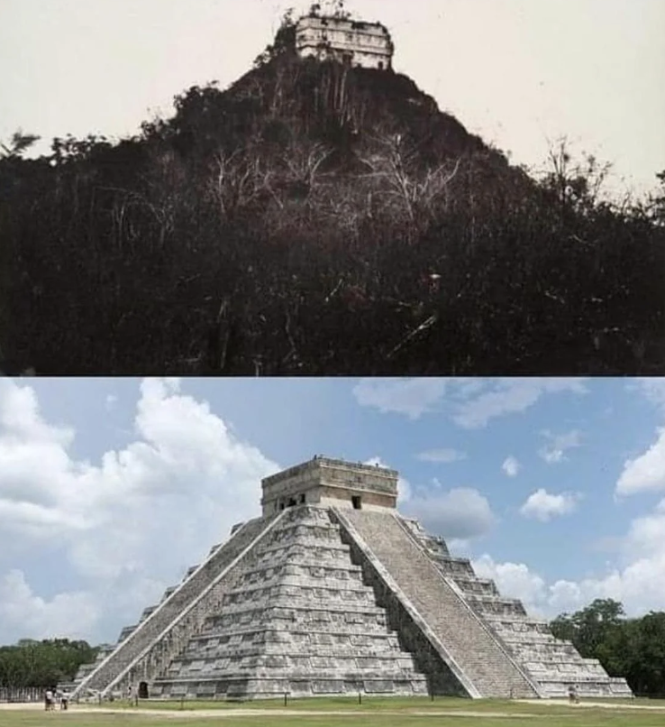chichen itza before and after