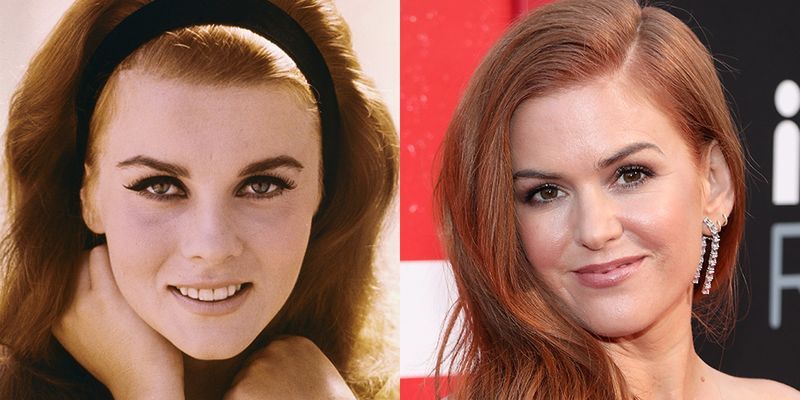 color of red in isla fisher's hair