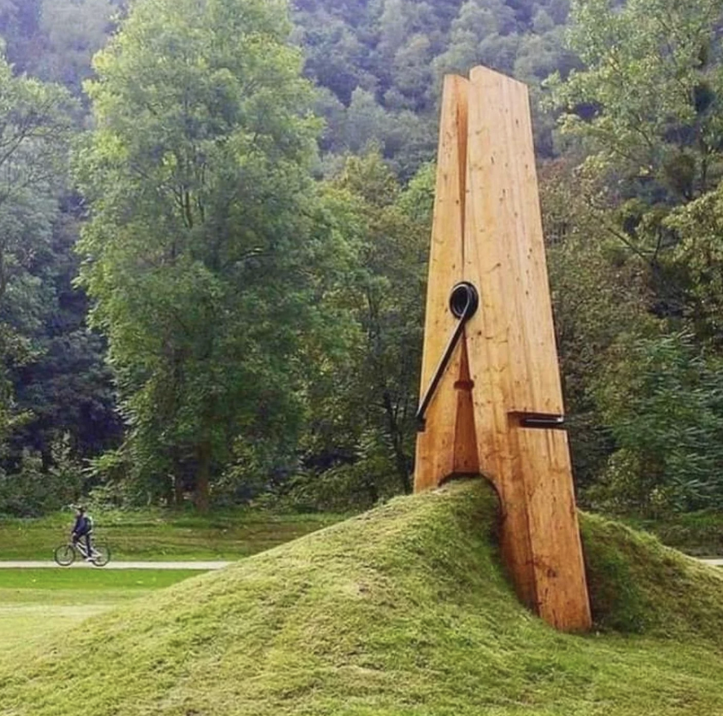 clothespin sculpture