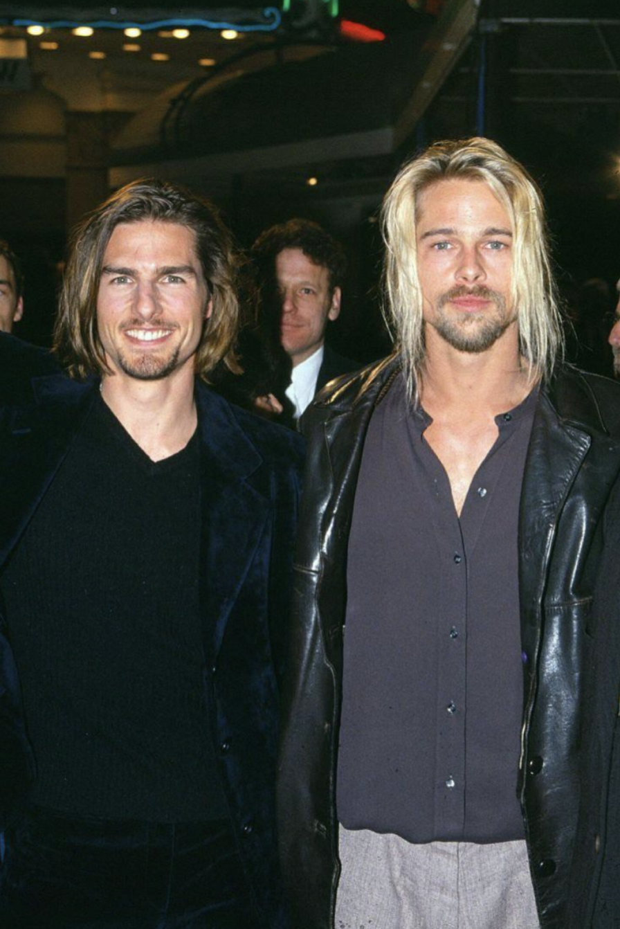 Tom Cruise and Brad Pitt, 1994.