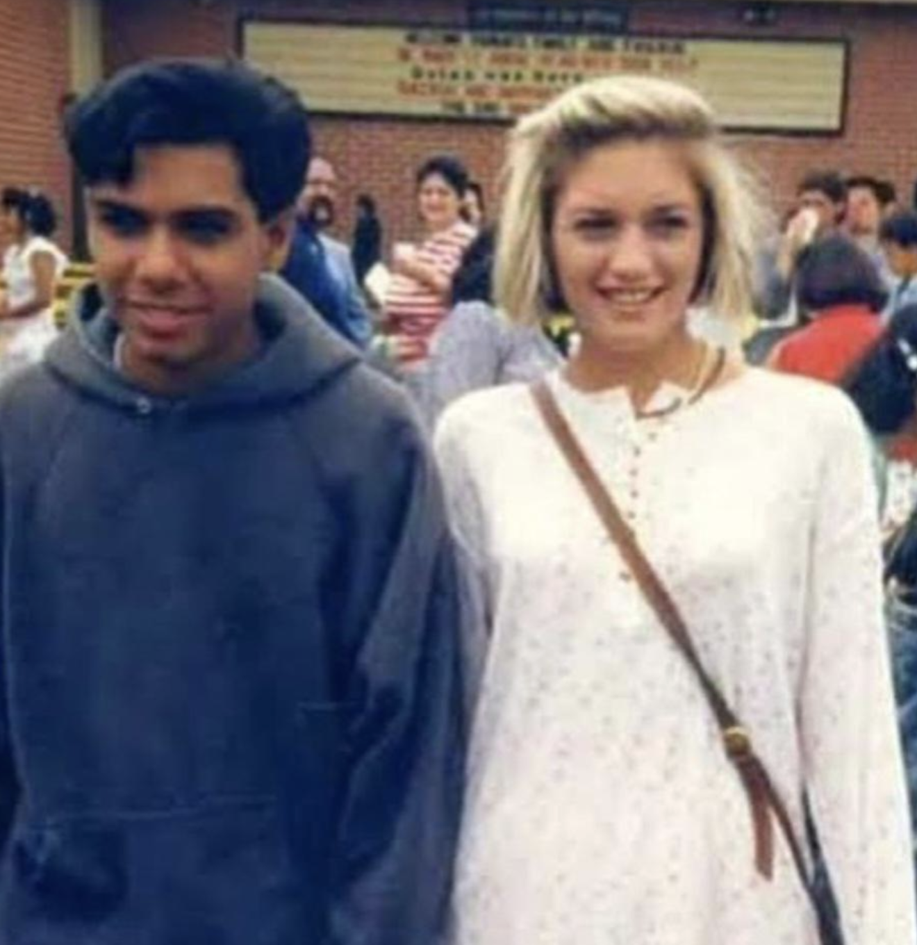 Gwen Stefanie and Tony Kanal in high school, 1986.