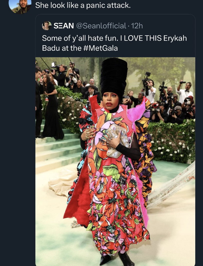 tradition - She look a panic attack. Sean 12h Some of y'all hate fun. I Love This Erykah Badu at the