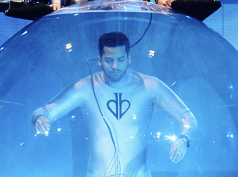 Magician David Blaine trained himself to hold his breath underwater for 17 minutes; a record. 