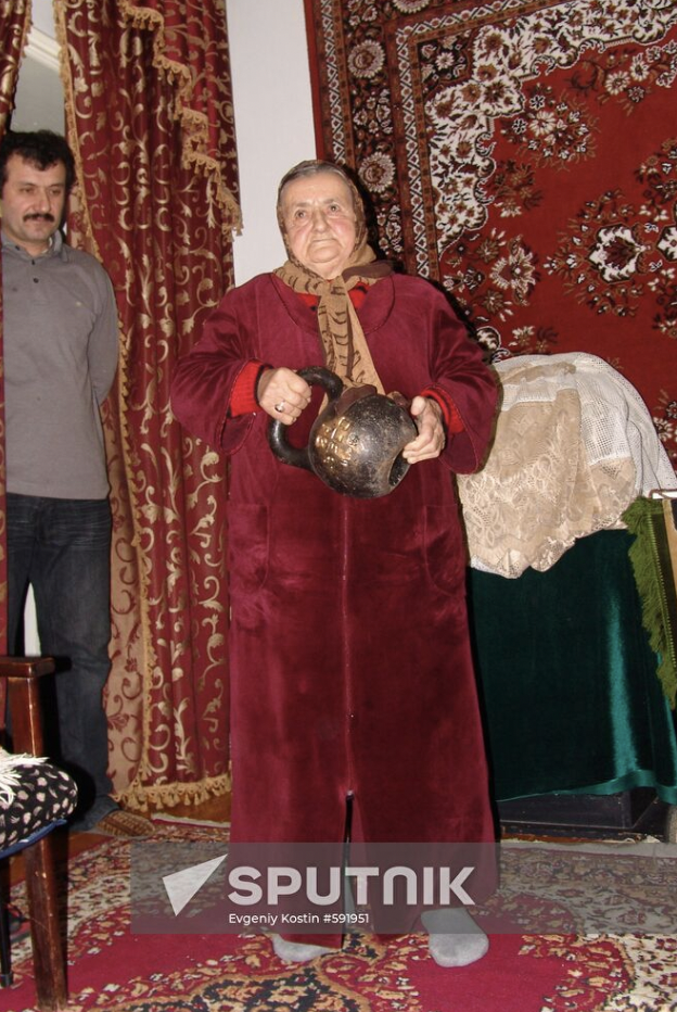 Sakinat Khanapiyeva is the strongest grandma in the world. The 76-year-old from Dagestan, Russia, can lift a 52-pound dumb-bell, break horseshoes and twist 2-inch steel rods. She was able to move a 661-pound container at 10 years old. 